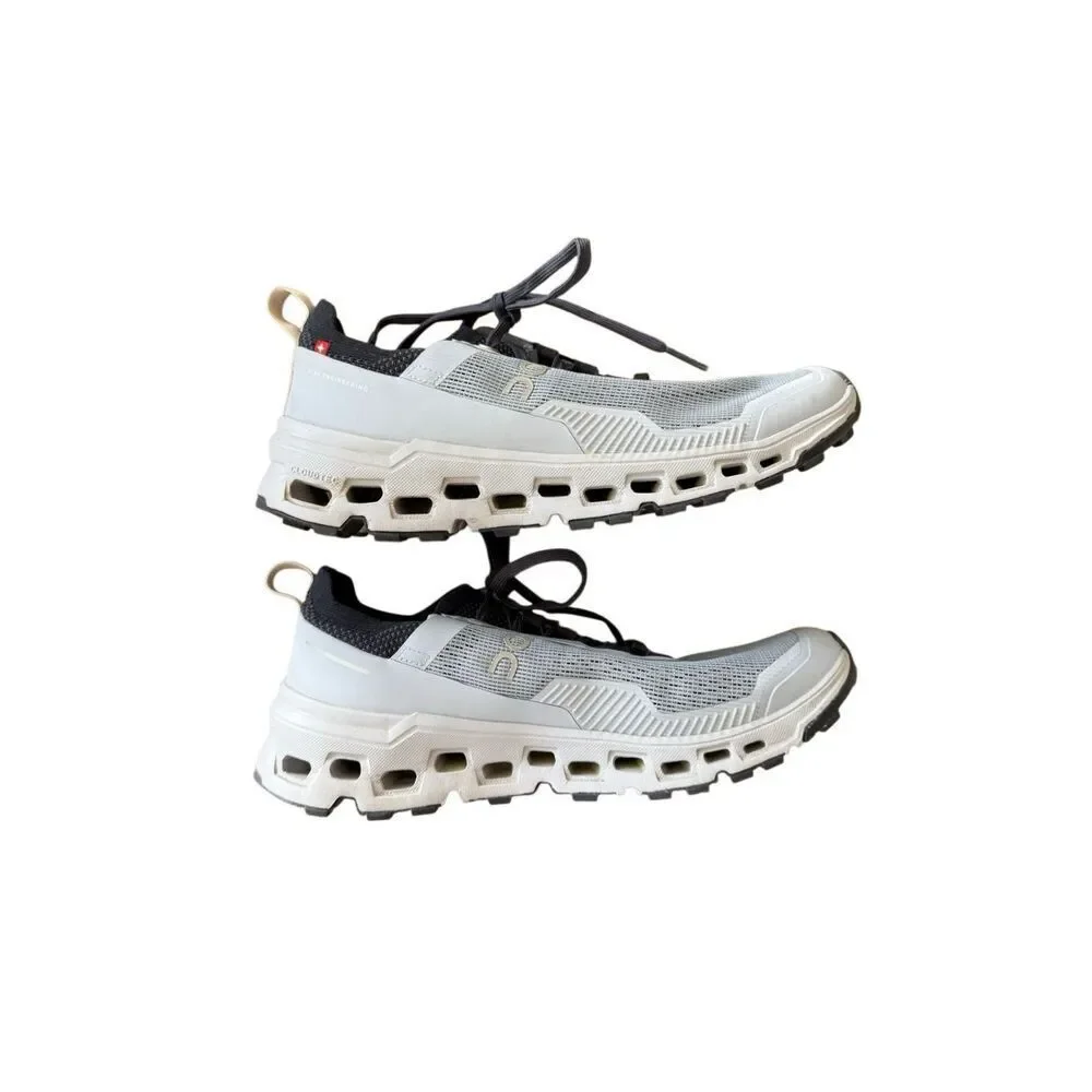 On Womens Gray Black CloudUltra 2 Lace-up Running Athletic Sneakers Size 9